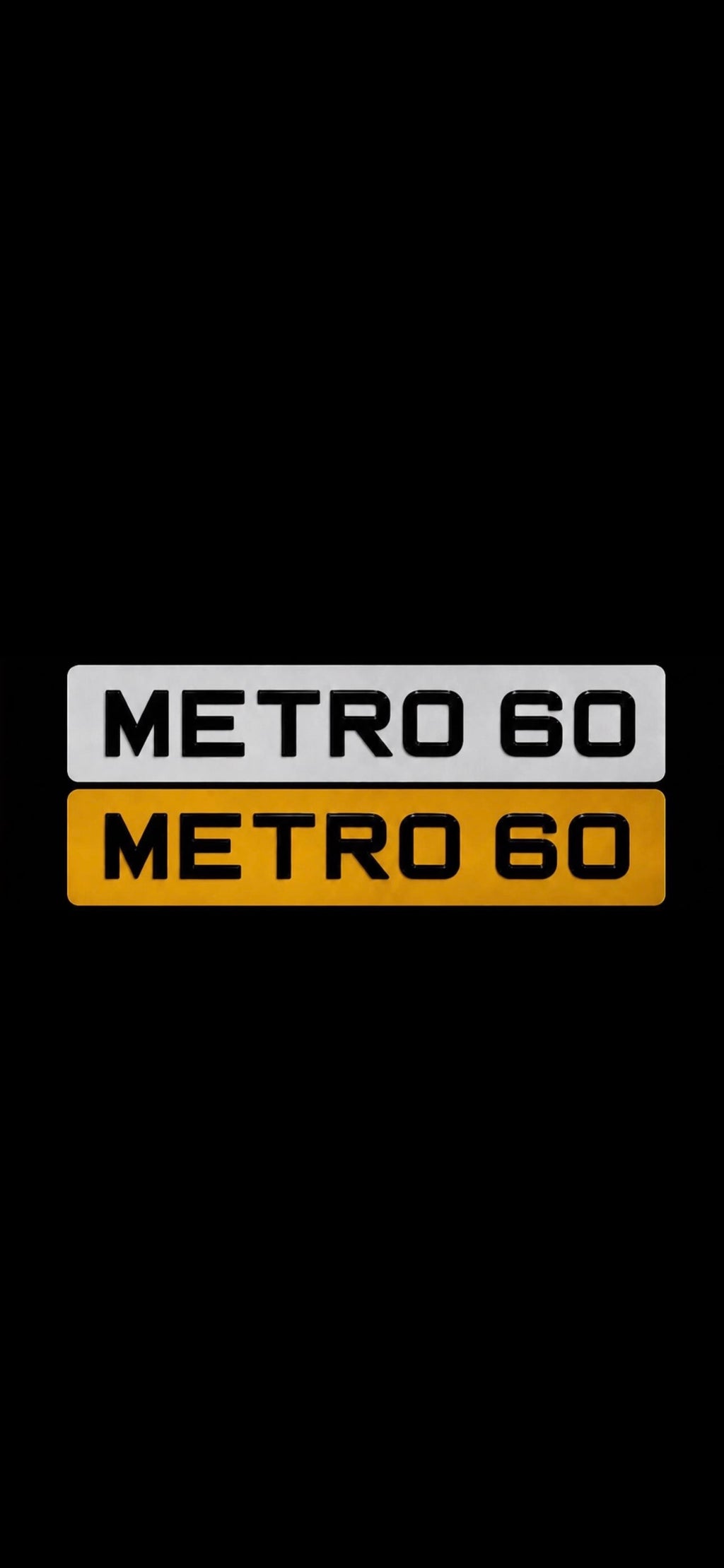 3D GEL PLATES - METRO STYLE 60MM