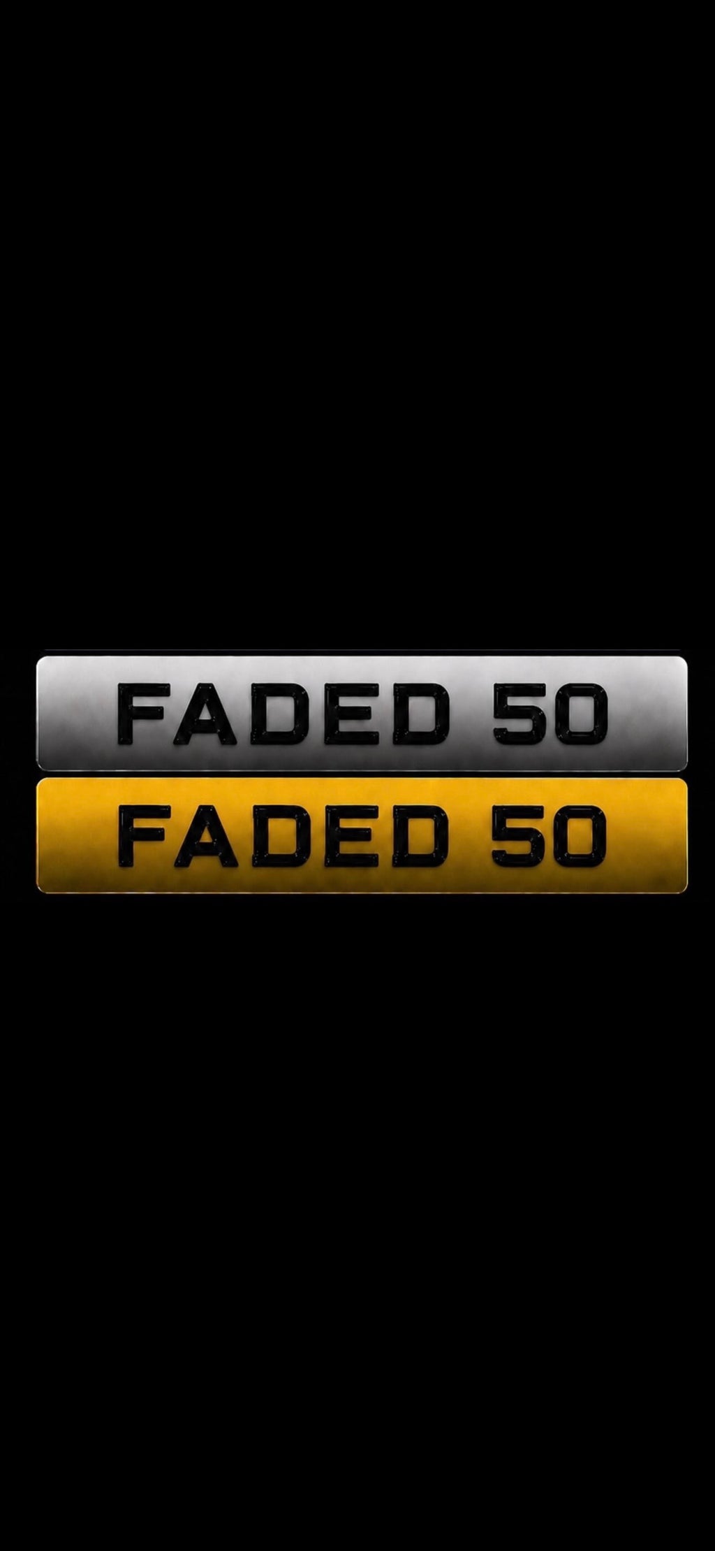 3D GEL PLATES - METRO STYLE 50MM (FADED)